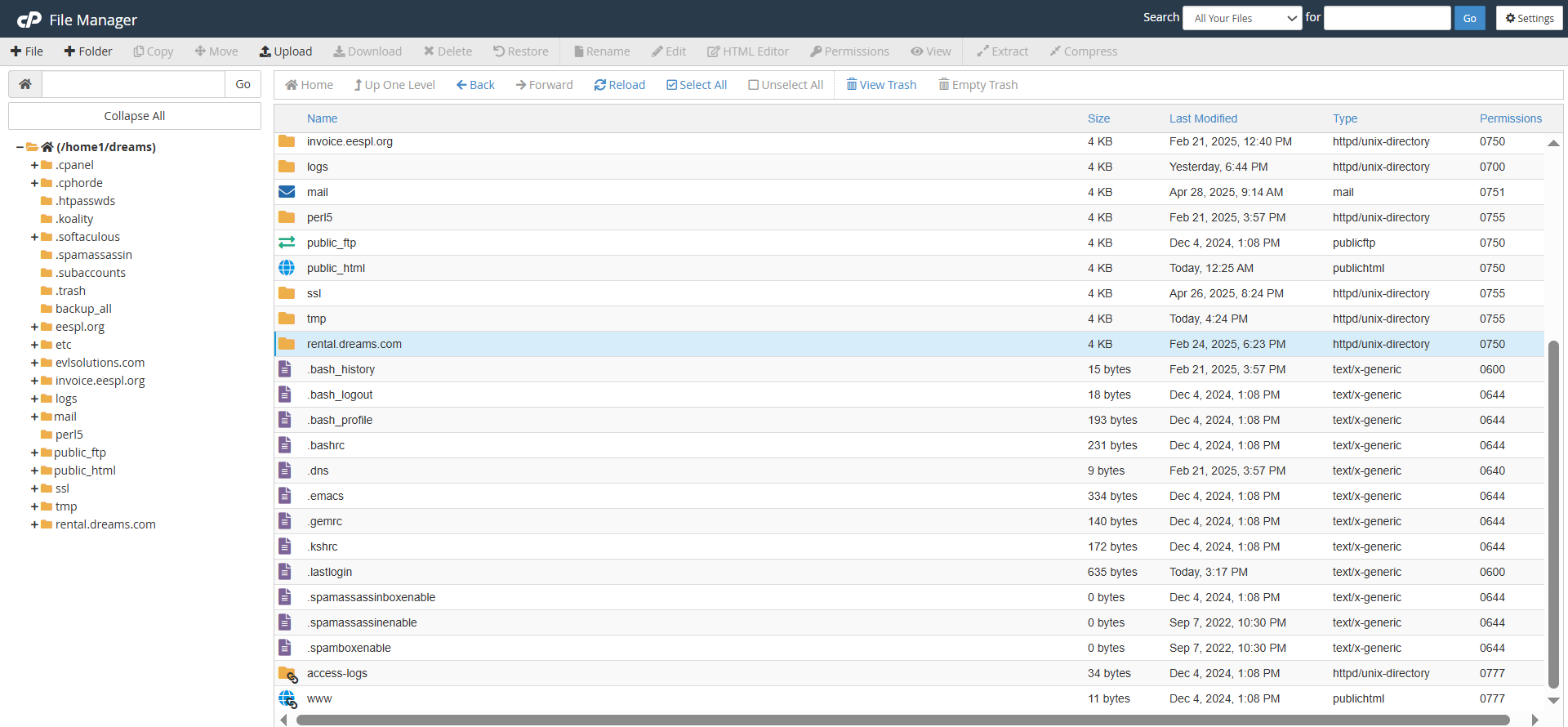Open directory and upload